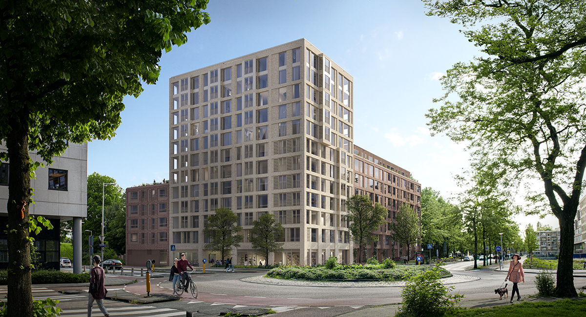 BLVC plan Ontwerpfase nieuwbouw appartementencomplex