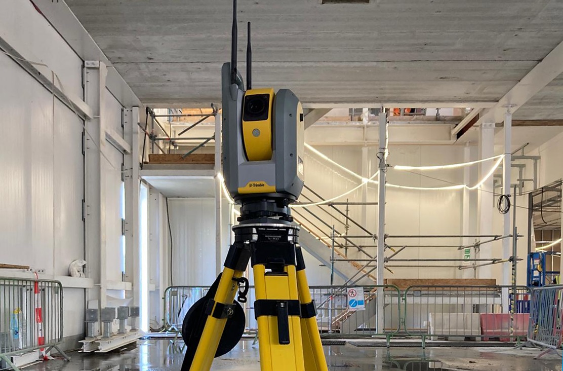 Ondersteuning aannemers bij inzet total station